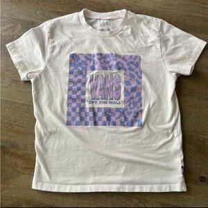 Vans Kids White Graphic T-Shirt - S